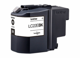 Brother inkoust černý LC-22EBK
