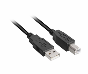 USB 2.0 Kabel, USB-A Stecker > USB-B Stecker