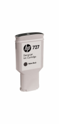HP Matná černá inkoustová kazeta DesignJet č. 727 (C1Q12A)