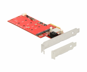 DeLOCK PCIe 2x M.2 NGFF + 2x SATA Raid, řadič