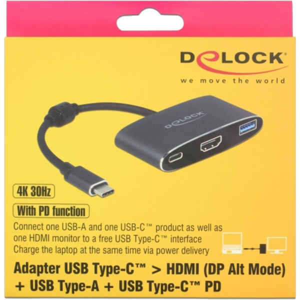 DeLOCK adaptér USB 3.2 Gen 1, zástrčka USB-C > zásuvka US...