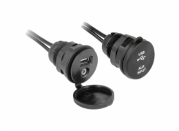 DeLOCK USB prodlužovací kabel, USB A + 3,5 mm jack konektor > USB A + 3,5 mm jack konektor