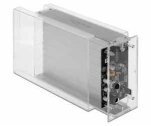 DeLOCK "Externí duální kryt pro 2 x 3,5" SATA HDD se zásu...