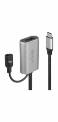 Lindy USB 3.2 Gen 1 aktivní prodlužovací kabel, USB-C samec > USB-A samice (černý, 5 metrů)