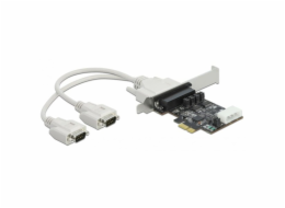 DeLOCK PCIe > 2x sériové RS-232 s 5V/12V, karta rozhraní