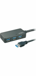 USB 3.2 Gen 1 Aktivhub Pro, USB-A Stecker > 3x USB-A Buchse, USB-Hub