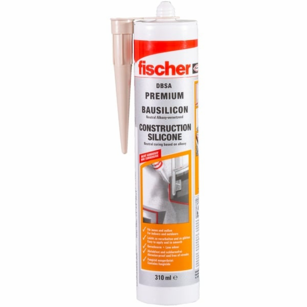 fischer Bausilicon DBSA GR 310ml beton šedý, tmel