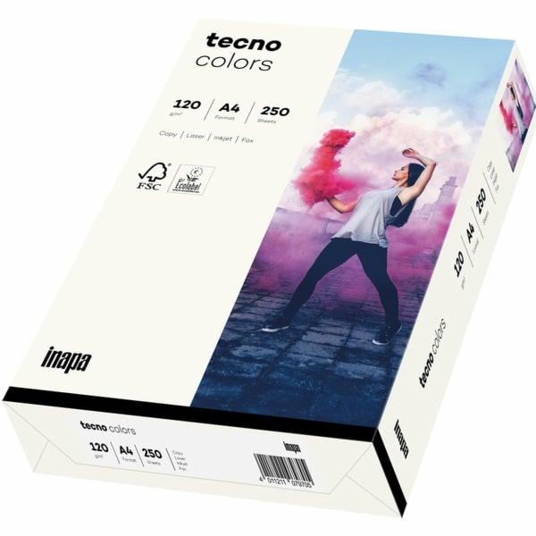 Inapa Tecno barvy bílá A4, papír
