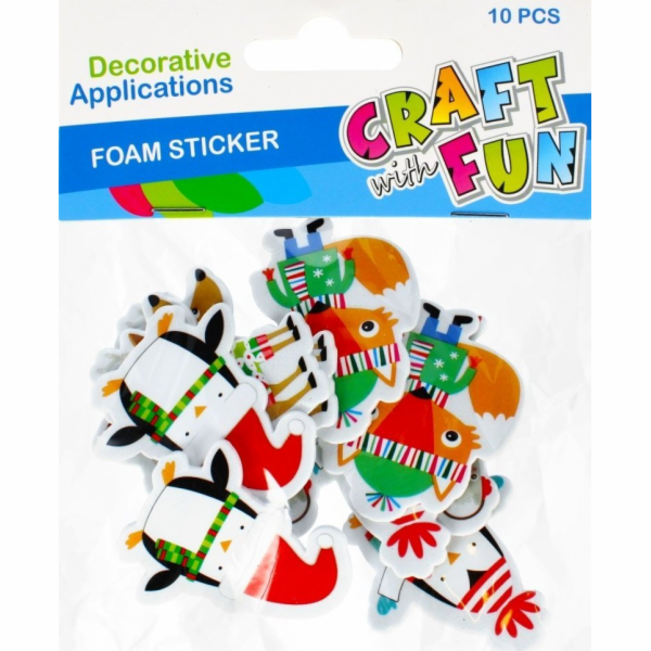 Craft with Fun ORNAMENT BN EVA ANIMAL SPRZYL 10KS CF PBH ...