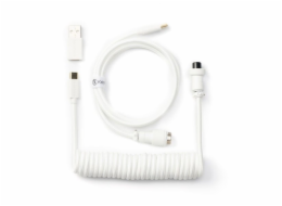 Keychron USB 3.2 Gen 1 Custom Coiled Aviator Cable, USB-C samec > USB-C samec