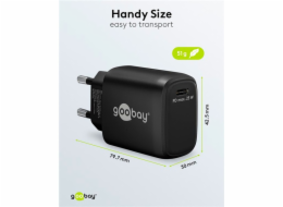 Goobay USB-C PD GaN rychlonabíječka 25W