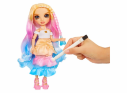 MGA Entertainment Rainbow High Watercolor & Create DIY Fashion Doll – hnědé oči