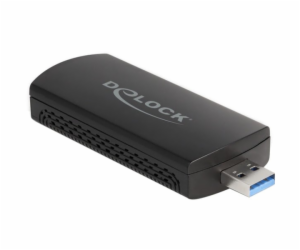 DeLOCK Wi-Fi 6E dual band WLAN USB adaptér AX3000, WLAN a...