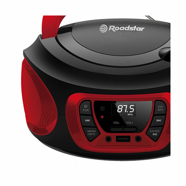 Přehrávač Roadstar, CDR-365U/RD, přenosný, CD/MP3, rádio ...