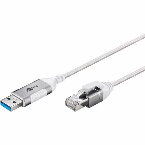 goobay Ethernetový adaptérový kabel USB-A 3.2 Gen1 > RJ-4...