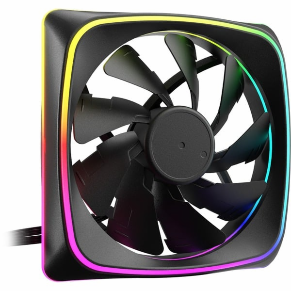 Sharkoon SHARK Lights RGB PWM, skříňový ventilátor