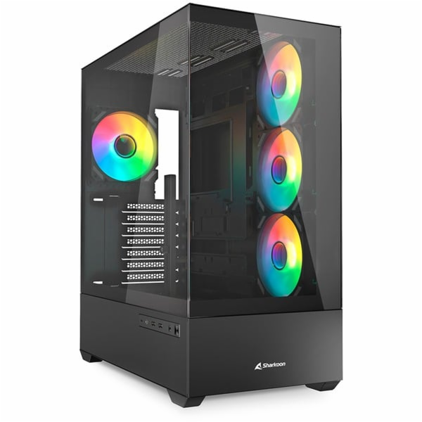 Sharkoon AK6 RGB, věžové pouzdro