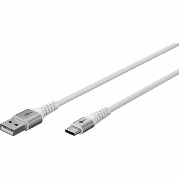 textilní kabel goobay Supersoft USB 2.0, zástrčka USB-A >...