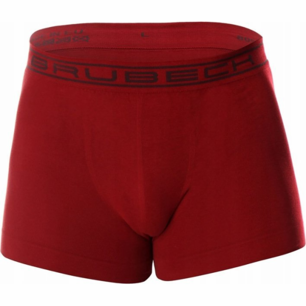 Brubeck BX10050A Pánské boxerky COMFORT COTTON tmavě červ...