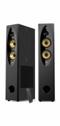 FENDA F&D repro T-60X Pro/ 2.0/ 120W/ černé/ dřevěné/ BT5.3/ NFC/ FM rádio/ USB/ optický vstup/ dálkové ovládání/Karaoke