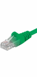 PremiumCord Patch kabel UTP RJ45-RJ45 CAT6 3m zelená