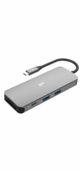 Silicon Power SR30 Docking USB 3.2 Gen 1 (3.1 Gen 1) Type-C, šedá metalíza