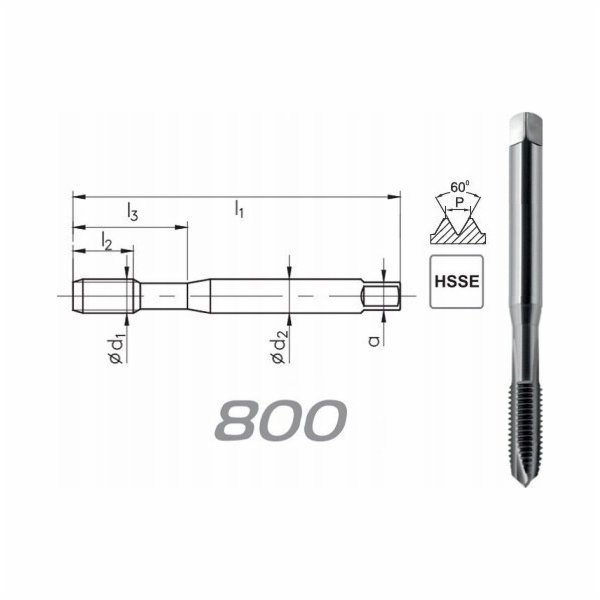 Fanar THREAD UNC 5/16-18 DIN-371B (2B) HSSE 800