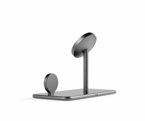 Epico Mag+ Glass Charging Stand MagSafe compatible - černá