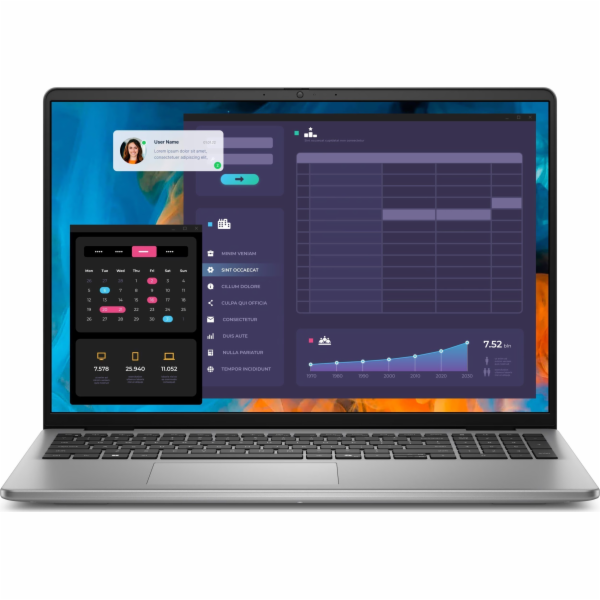 DELL Vostro 5640 Intel Core 7 150U Laptop 40,6 cm (16") F...