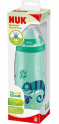 Dětská láhev NUK Sports Cup Disney Peacock 450 ml