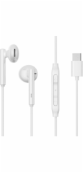 Kabelová sluchátka Joyroom JR-EC05, Type-C (bílá)