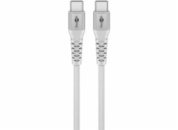 textilní kabel goobay Supersoft USB 2.0, zástrčka USB-C > zástrčka USB-C
