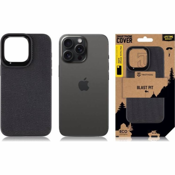Tactical  Blast Pit Cover pro Apple iPhone 15 Pro Max Bla...