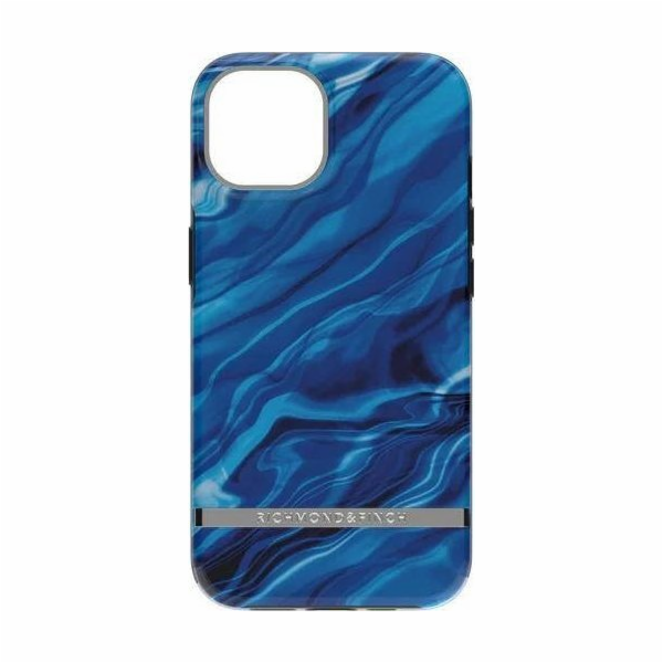 Pouzdro Richmond & Finch  iPhone 13, standard Blue Waves