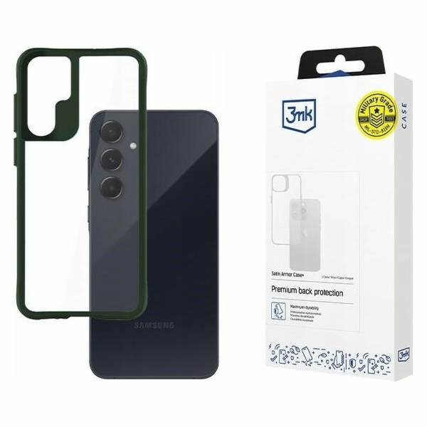 3mk Satin Armor Case+ Green pro Samsung Galaxy A55 5G