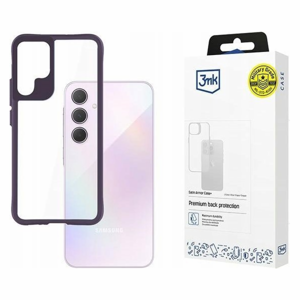 3mk Satin Armor Case+ Purple pro Samsung Galaxy A35 5G