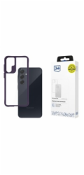 3mk ochranný kryt Satin Armor Case+ Purple pro Samsung Galaxy A55 5G