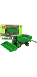 Zemědělský kombajn LeanToys kombajn zelený malý