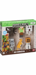 MINECRAFT 3D ERASERS - 6 PACK DELUXE BOX VER.B
