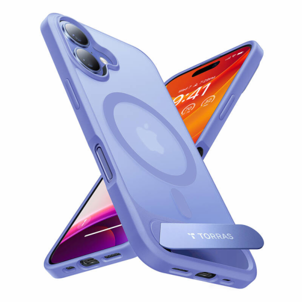 Pouzdro Torras Pstand Series pro iPhone 16 (modré)
