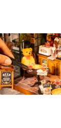 RoboTime 3D dřevěná skládačka Miniatura domečku Útulná restaurace