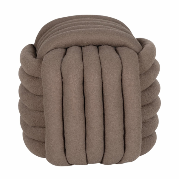 Pouf HS-NP16-2 HNĚDÝ 45X45X45CM
