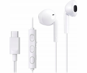 JVC HA-FR17UC Kabelová sluchátka do uší USB typu C, bílá