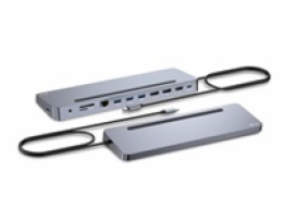 i-tec USB-C Metal Ergonomic 4K 3x Display Docking Station, PD 100W + i-tec Universal Charger 100W (bundle)
