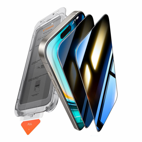 Tvrzené sklo Install Master Privacy Glass pro iPhone 16 P...