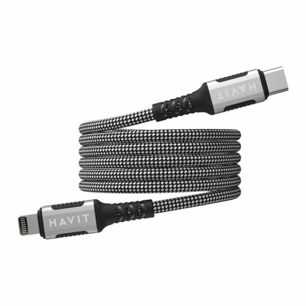 Havit CB6298 - Magnetický kabel USB typu C-Lightning, 1 m...