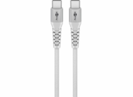 textilní kabel goobay Supersoft USB 2.0, zástrčka USB-C > zástrčka USB-C