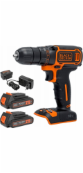 Black&Decker vrtací šroubovák 18 V 2 x 1,5 Ah baterie