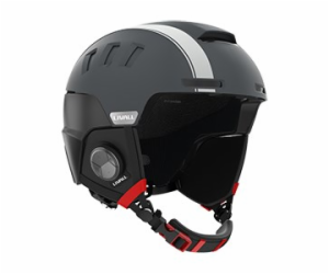 Livall RS1 Bluetooth PTT Alert SOS Lyžařská helma Grey M