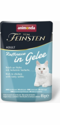 ANIMONDA Vom Feinsten Adult Raffinesse v želé bohaté na kuře s treskou černou - mokré krmivo pro kočky - 85g